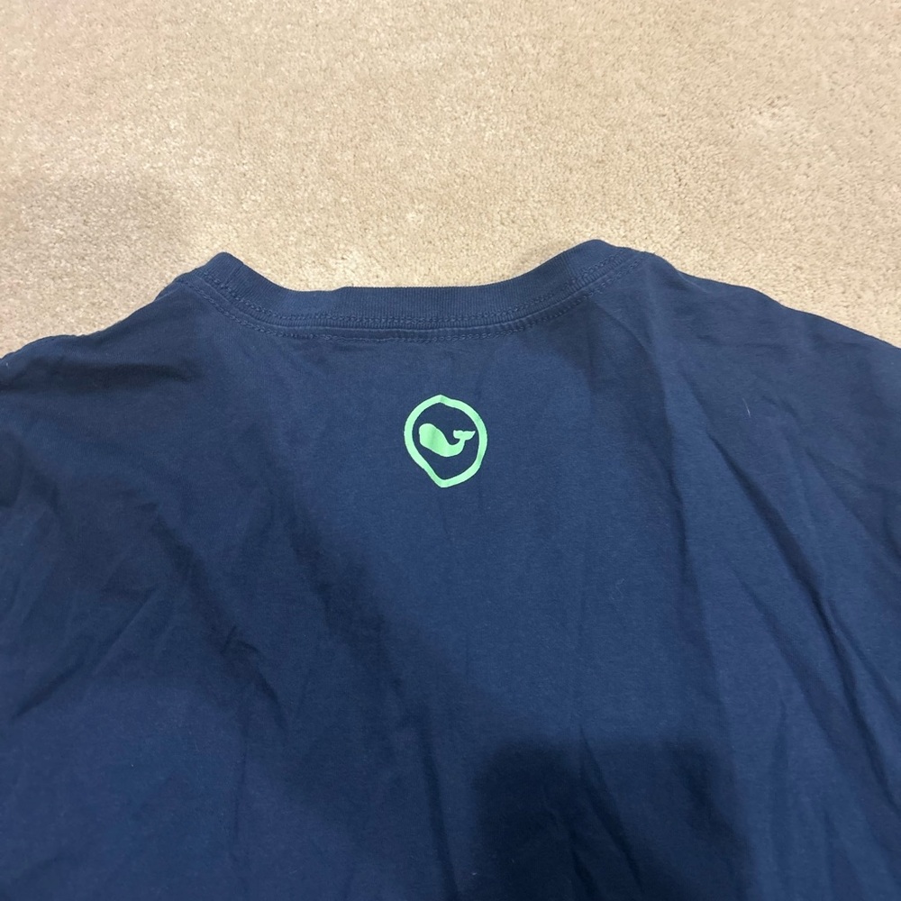 Vineyard Vines Navy Cotton T-Shirt